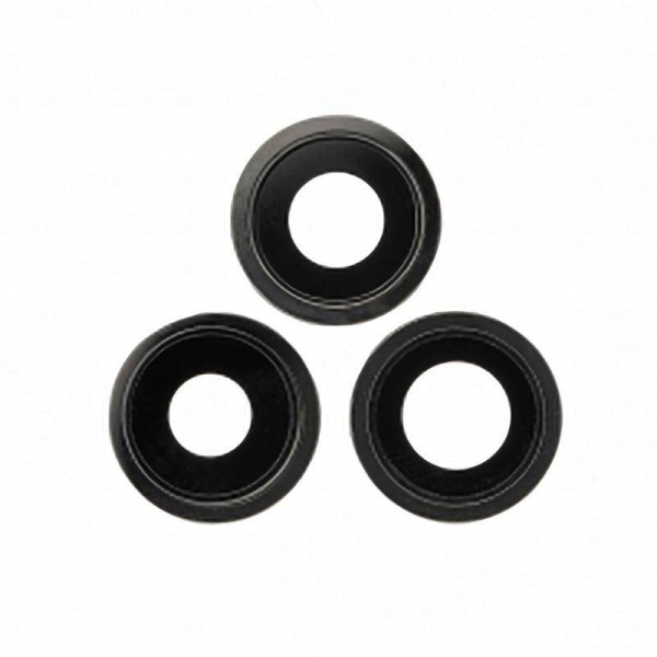 Lentes de Camara Trasera y Embellecedor iPhone 11 Pro Max Gris