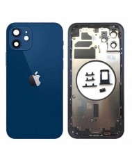 Compra Chasis Carcasa Trasera iPhone 12 Azul