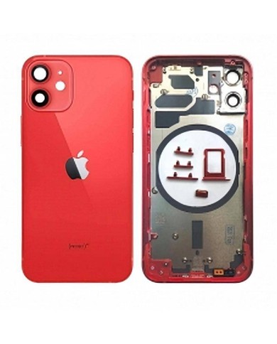 Comprar Chasis Carcasa Trasera iPhone 12 Mini Rojo