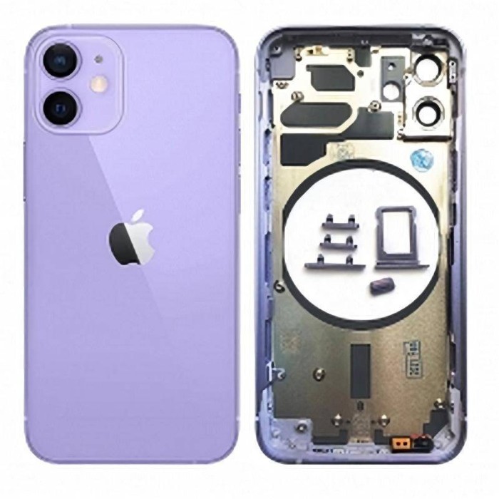 Comprar Chasis Carcasa Trasera iPhone 12 Min iLila - Morado