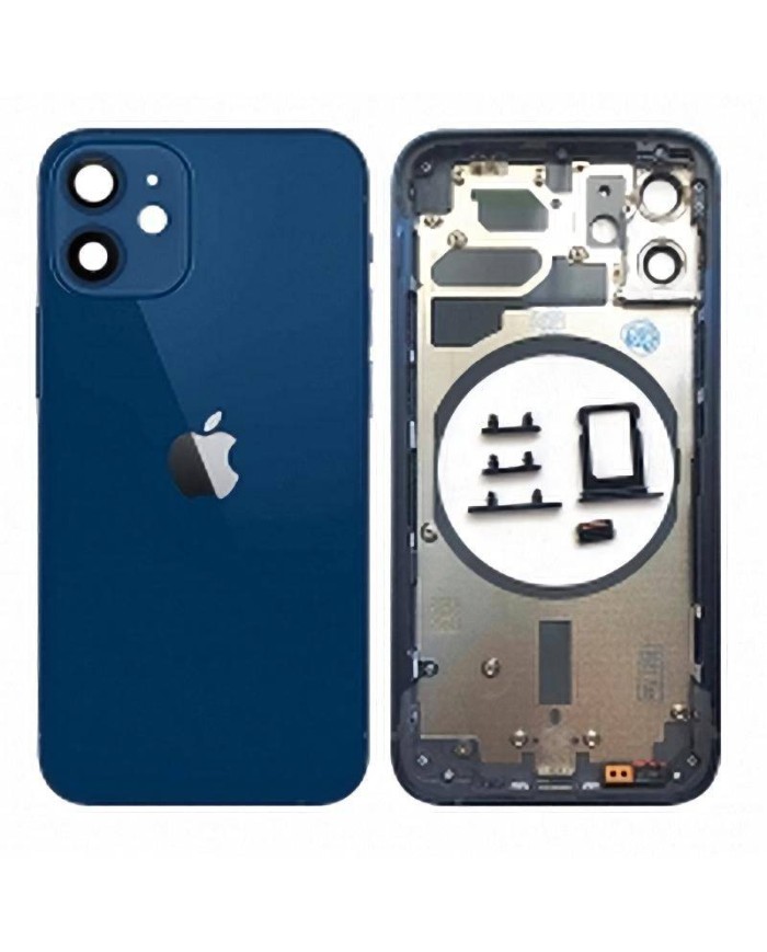 Comprar Chasis Carcasa Trasera iPhone 12 Mini Azul