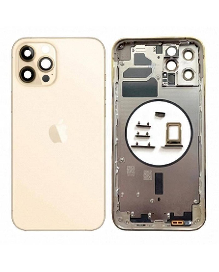 Comprar Chasis Carcasa Trasera para iPhone 12 Pro Dorado