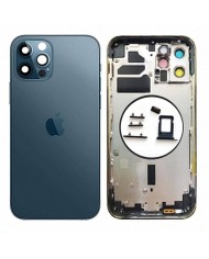 Comprar Chasis Carcasa Trasera para iPhone 12 Pro Azul