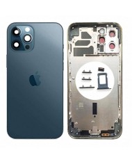 Comprar Chasis Carcasa Trasera para iPhone 12 Pro Max Azul
