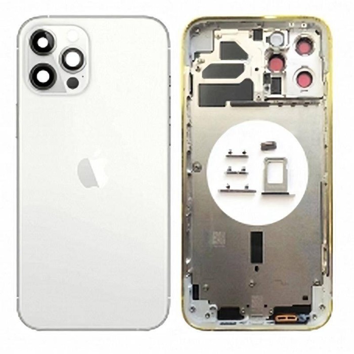 Comprar Chasis Carcasa Trasera para iPhone 12 Pro Max Blanco
