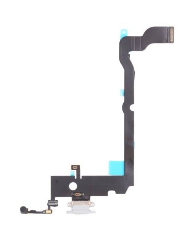 Flex Conector de Carga y Microfono IPhone XS Max Blanco