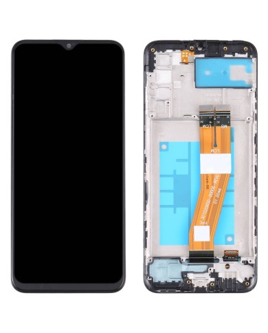 Pantalla con Marco Samsung Galaxy A02s Negra SM-A025G