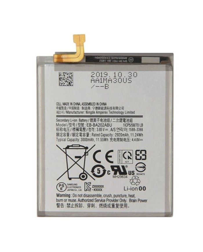 Bateria EB-BA202ABU para Samsung Galaxy A10e (A102)
