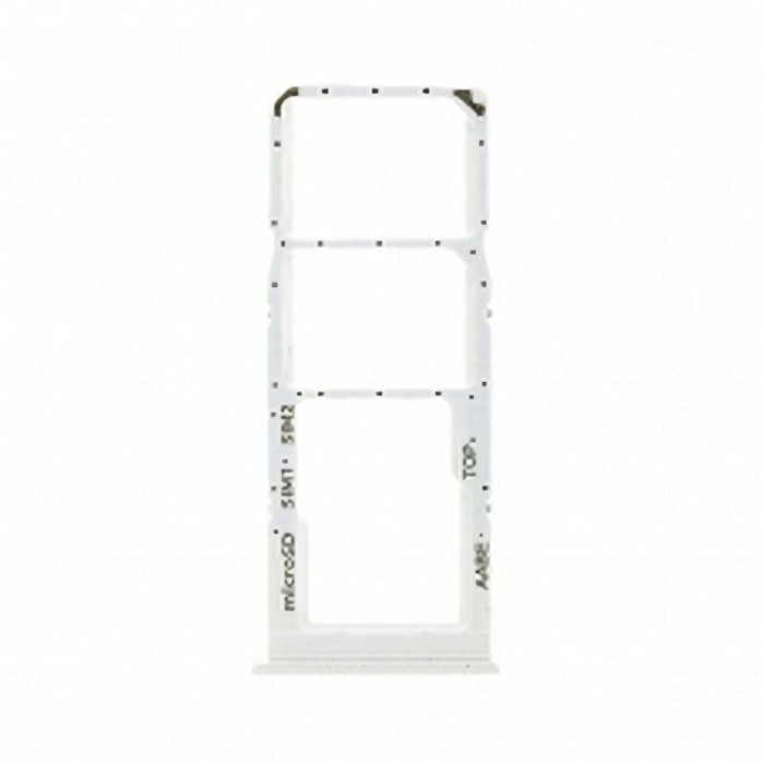 Bandeja Dual Sim y MicroSD Samsung Galaxy A12 (A125) Blanco