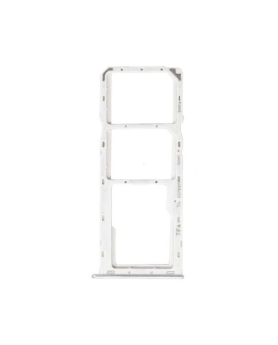 Bandeja Dual Sim y MicroSD para Samsung Galaxy A22 5G (A226) Plata