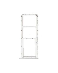 Bandeja Dual Sim y MicroSD para Samsung Galaxy A22 5G (A226) Plata
