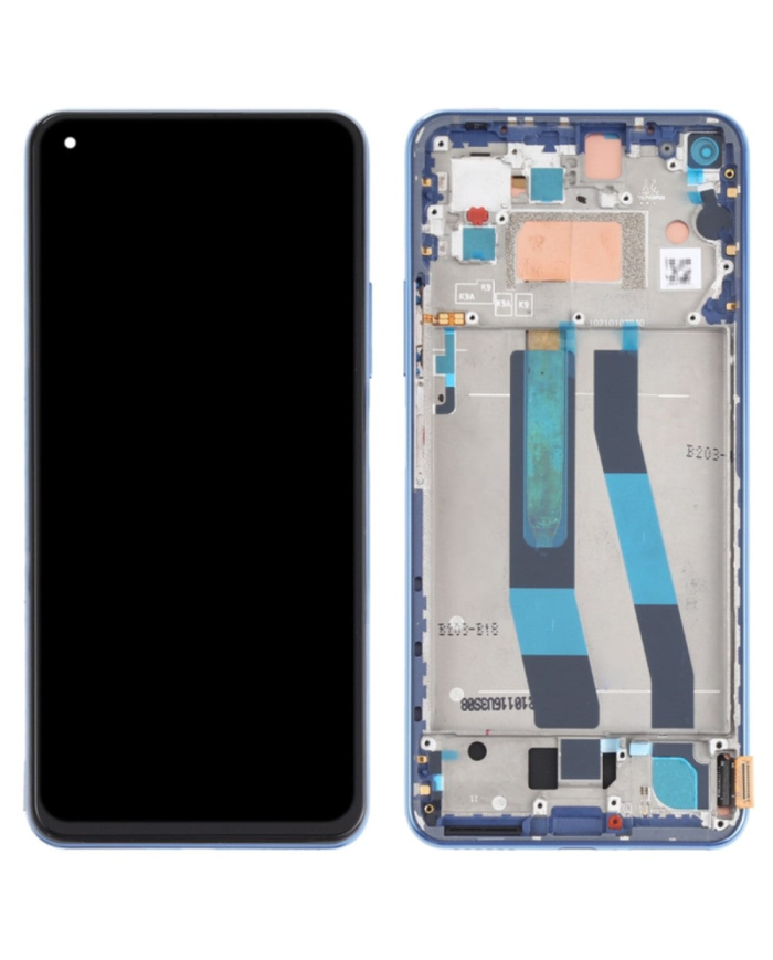 Pantalla Completa Original con Marco Xiaomi Mi 11 Lite 5G NE Azul