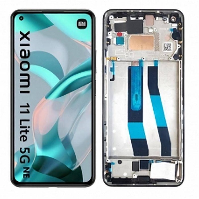 Pantalla Original con Marco para  Xiaomi Mi 11 Lite 4G Negro