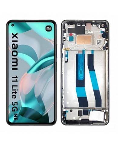 Pantalla Completa Original con Marco Xiaomi Mi 11 Lite 5G Negro
