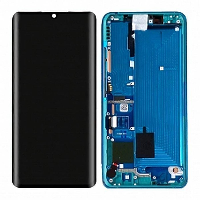 Pantalla Con Marco Xiaomi Mi Note 10, Mi Note 10 Pro,Mi CC9 Pro Verde