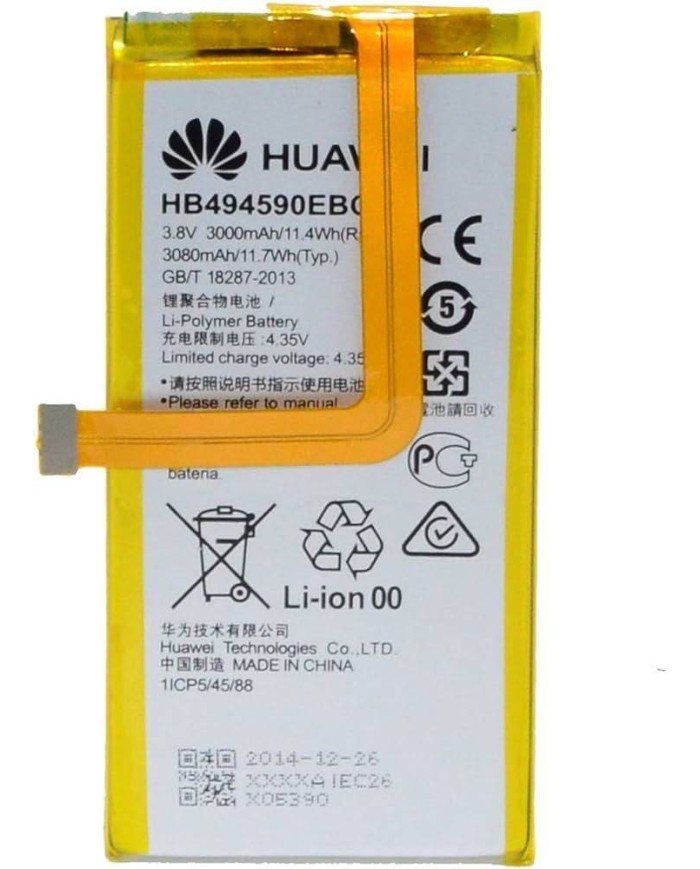 Bateria HB494590EBC para Huawei Honor 7