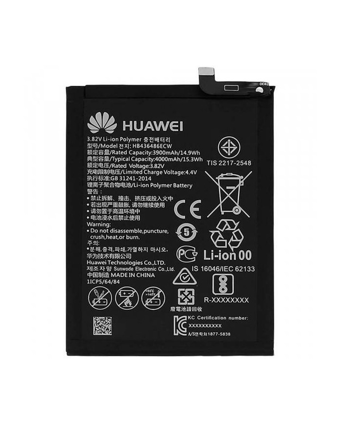 Bateria HB436486ECW Honor 20 Pro