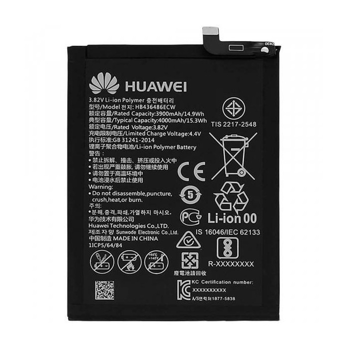 Bateria HB436486ECW Honor 20 Pro
