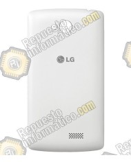Tapa trasera blanca LG F60 (D390N) (Desmontaje)
