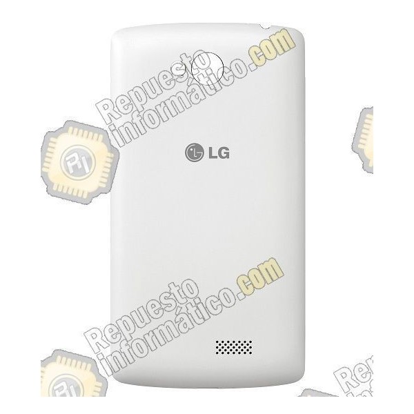 Tapa trasera blanca LG F60 (D390N) (Desmontaje)