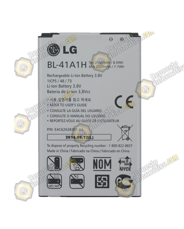 Bateria OPTIMUS / LG F60 (D390N) (BL-41A1H)
