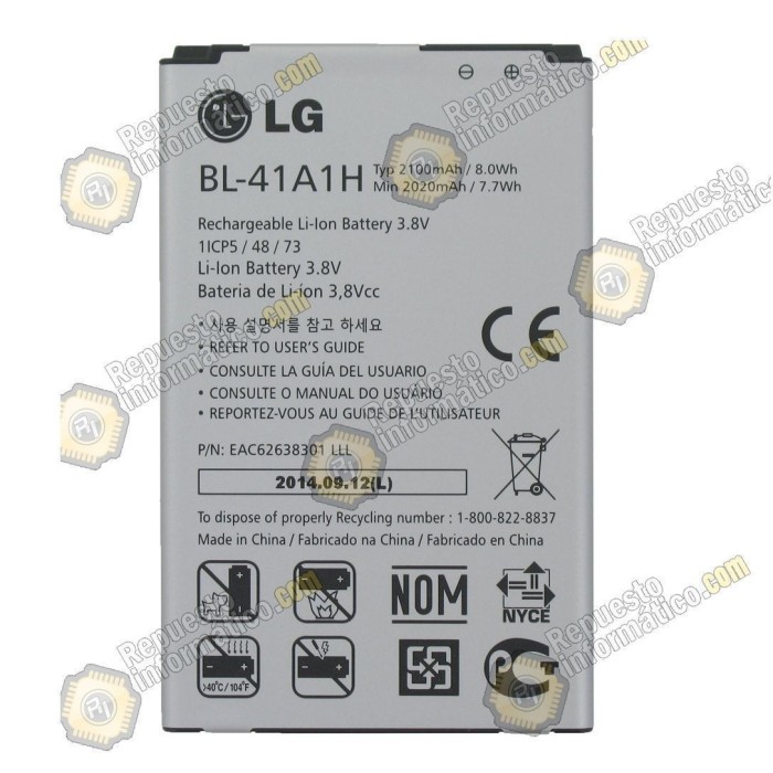 Bateria OPTIMUS / LG F60 (D390N) (BL-41A1H)