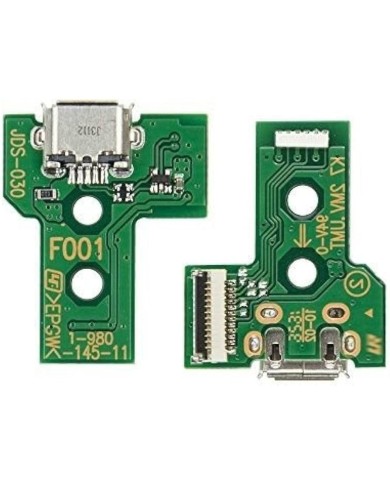 Modulo Conector de Carga 12 Pines Micro-USB Mando PS4 Playstation 4 Dualshock - JDS-030