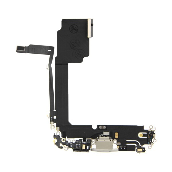 Flex Conector de Carga y Microfono iPhone 15 Pro Max Blanco