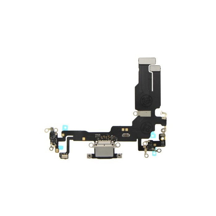 Flex Conector de Carga y Microfono iPhone 15 Negro