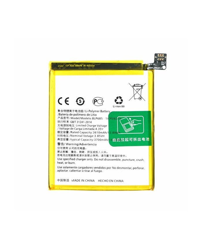 Bateria BLP685 para OnePlus 6T, OnePlus 7