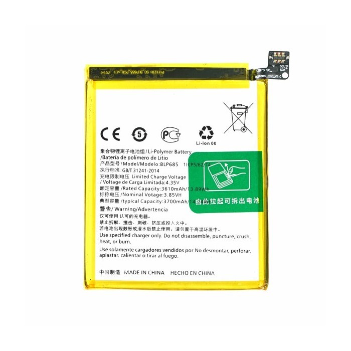 Bateria BLP685 para OnePlus 6T, OnePlus 7