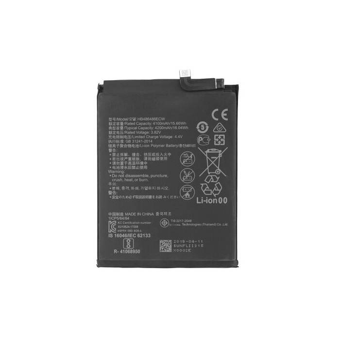 Bateria HB486486ECW para Huawei P30 Pro 4200 mAh