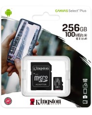 Tarjeta de memoria Micro SD Kingston 256 GB Clase 10