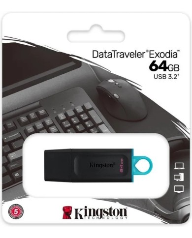 Pendrive Kingston DataTraveler Exodia 64GB USB 3.2