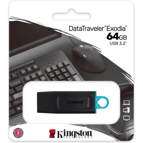 Pendrive Kingston DataTraveler Exodia 64GB USB 3.2