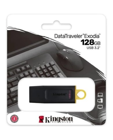 Pendrive Kingston DataTraveler Exodia 128 GB USB 3.2