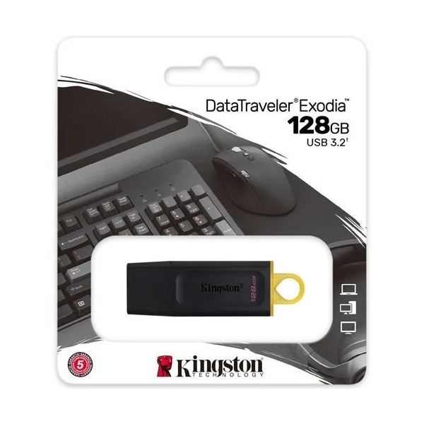 Pendrive Kingston DataTraveler Exodia 128 GB USB 3.2