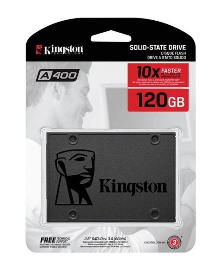 Disco Duro SSD Kingston A400 120GB 2.5 SATA3