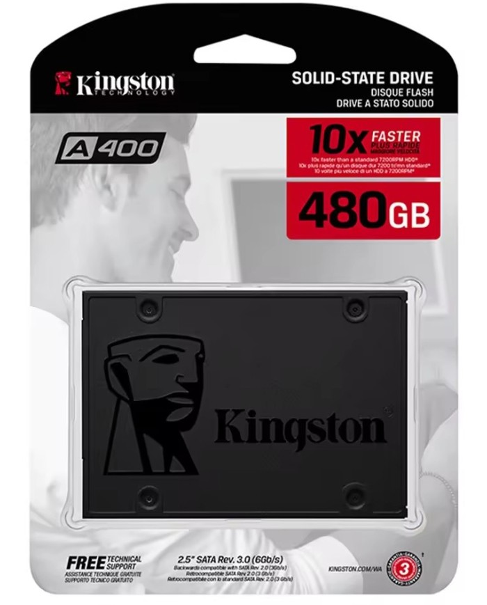 Disco Duro SSD Kingston A400 480GB  2.5 SATA3