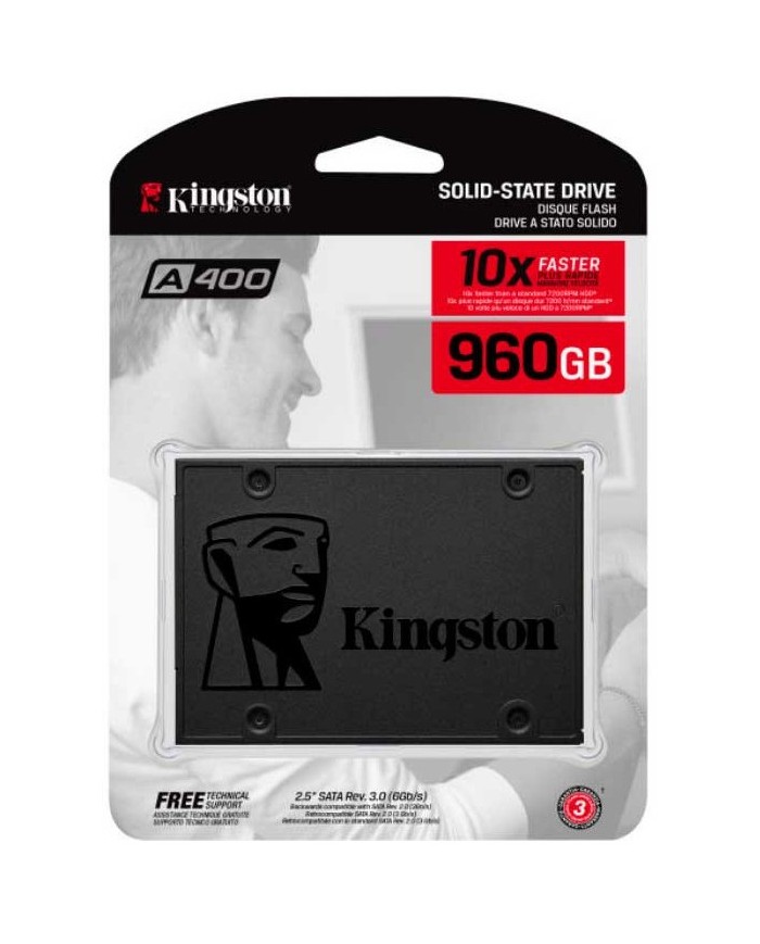 Disco Duro SSD Kingston A400 960GB 2.5 SATA3