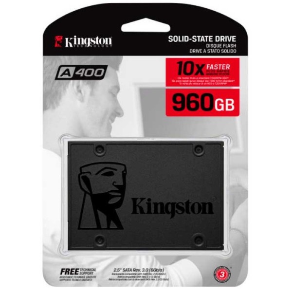 Disco Duro SSD Kingston A400 960GB 2.5 SATA3