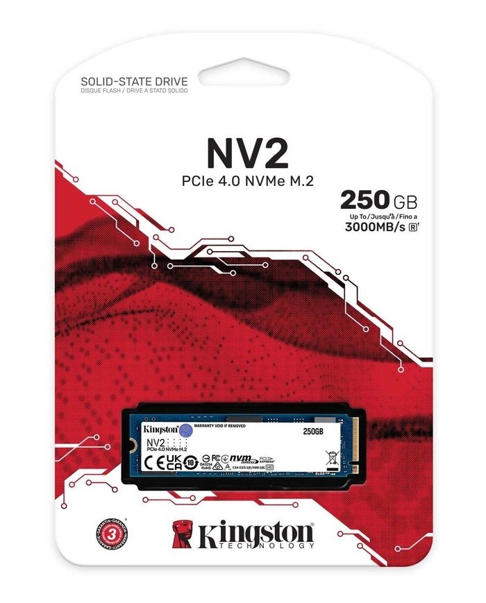 Disco Duro SSD Kingston A400 250GB NVMe M2