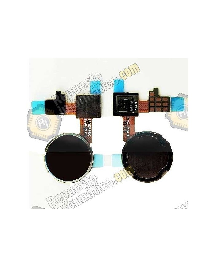 Flex Boton Home Lector De Huellas LG Nexus 5x (Negro)