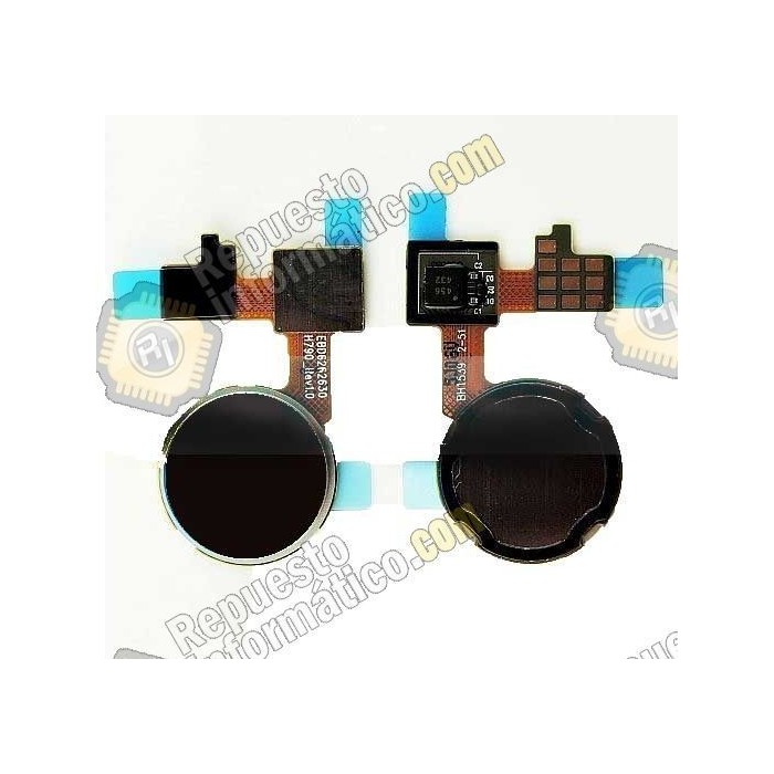 Flex Boton Home Lector De Huellas LG Nexus 5x (Negro)