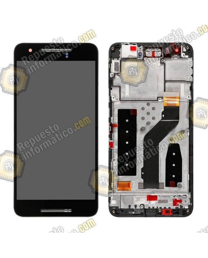 Pantalla (LCD+táctil+marco) Negra Huawei Google Nexus 6P 