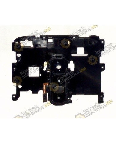 Carcasa trasera +lentilla y botones  Lg G flex (Desmontaje)