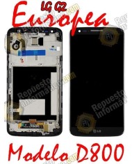 Pantalla LG g2 CON MARCO Version Europea Negra Version (D800)