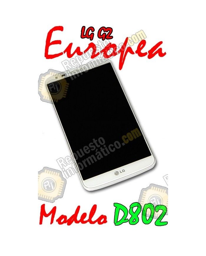 Pantalla LG g2 CON MARCO Version Europea Blanco (Vesion 802)