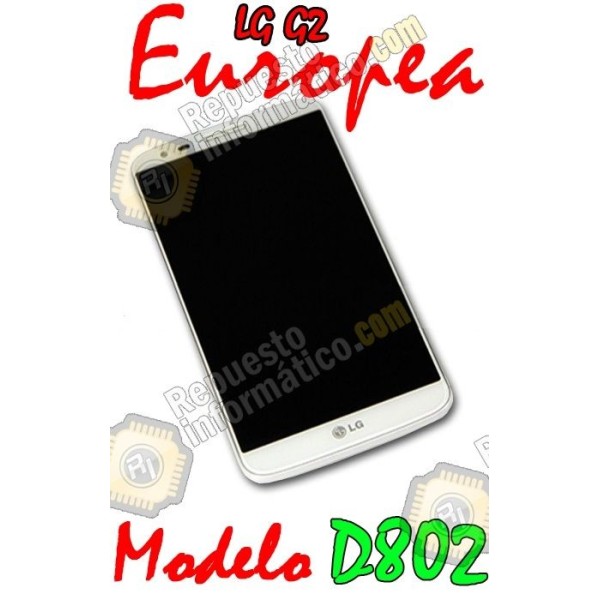 Pantalla LG g2 CON MARCO Version Europea Blanco (Vesion 802)