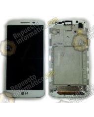 Pantalla (LCD+tactil+marco) LG G2 mini (D620) blanca